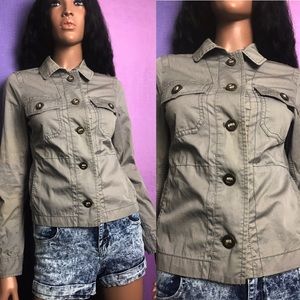 Lightweight Fossil Utility Style Jacket